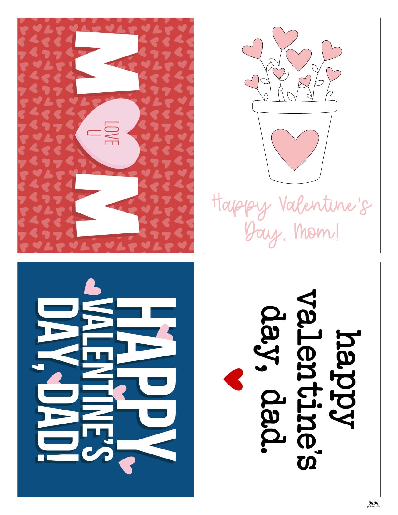 Printable Valentine's Day Cards - 250+ Free Printables | Printabulls