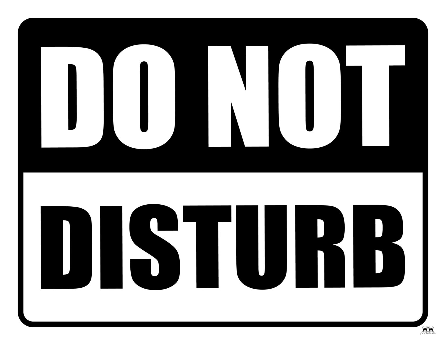 Do Not Disturb Signs - 25 FREE Printables | Printabulls