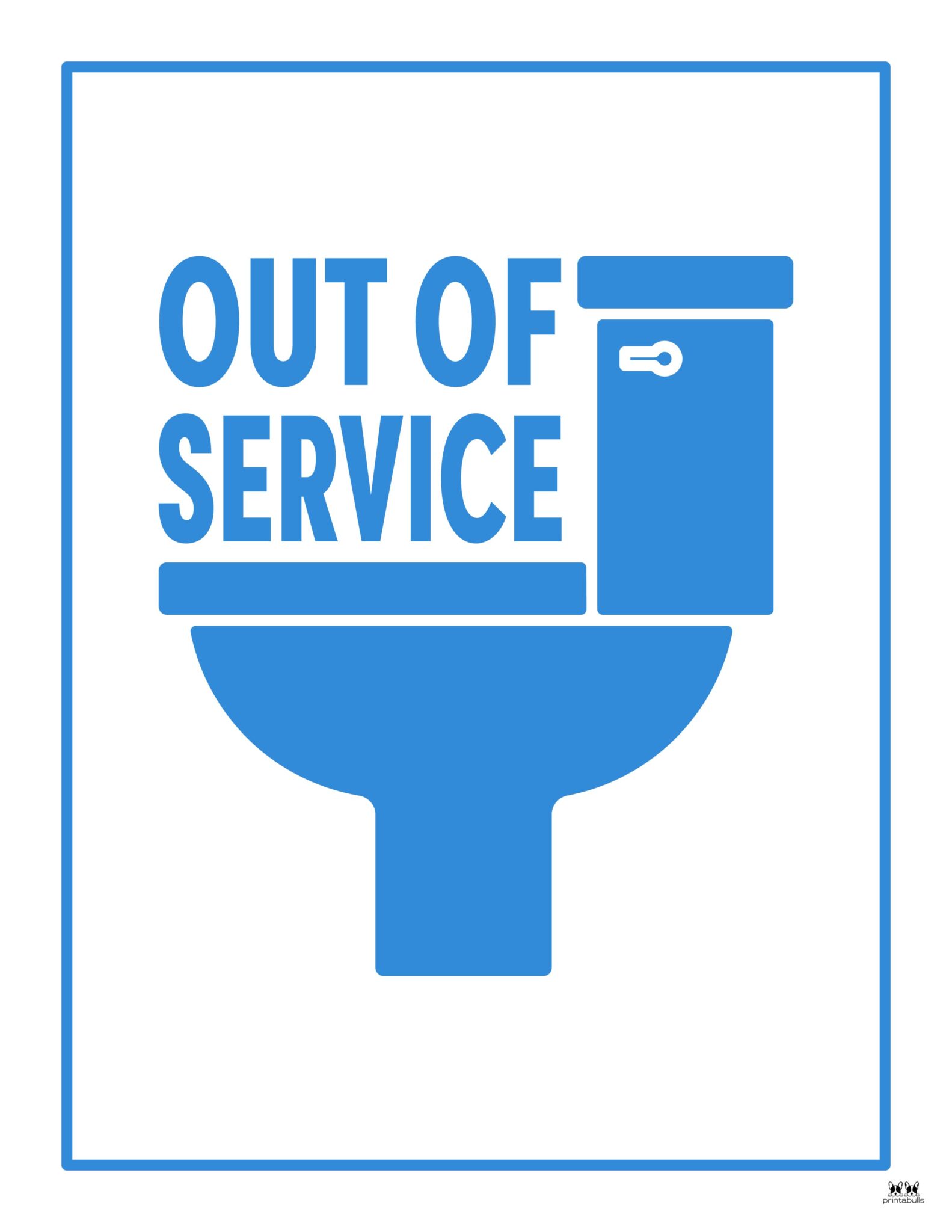 Out Of Service Signs - 25 FREE Printables - PrintaBulk