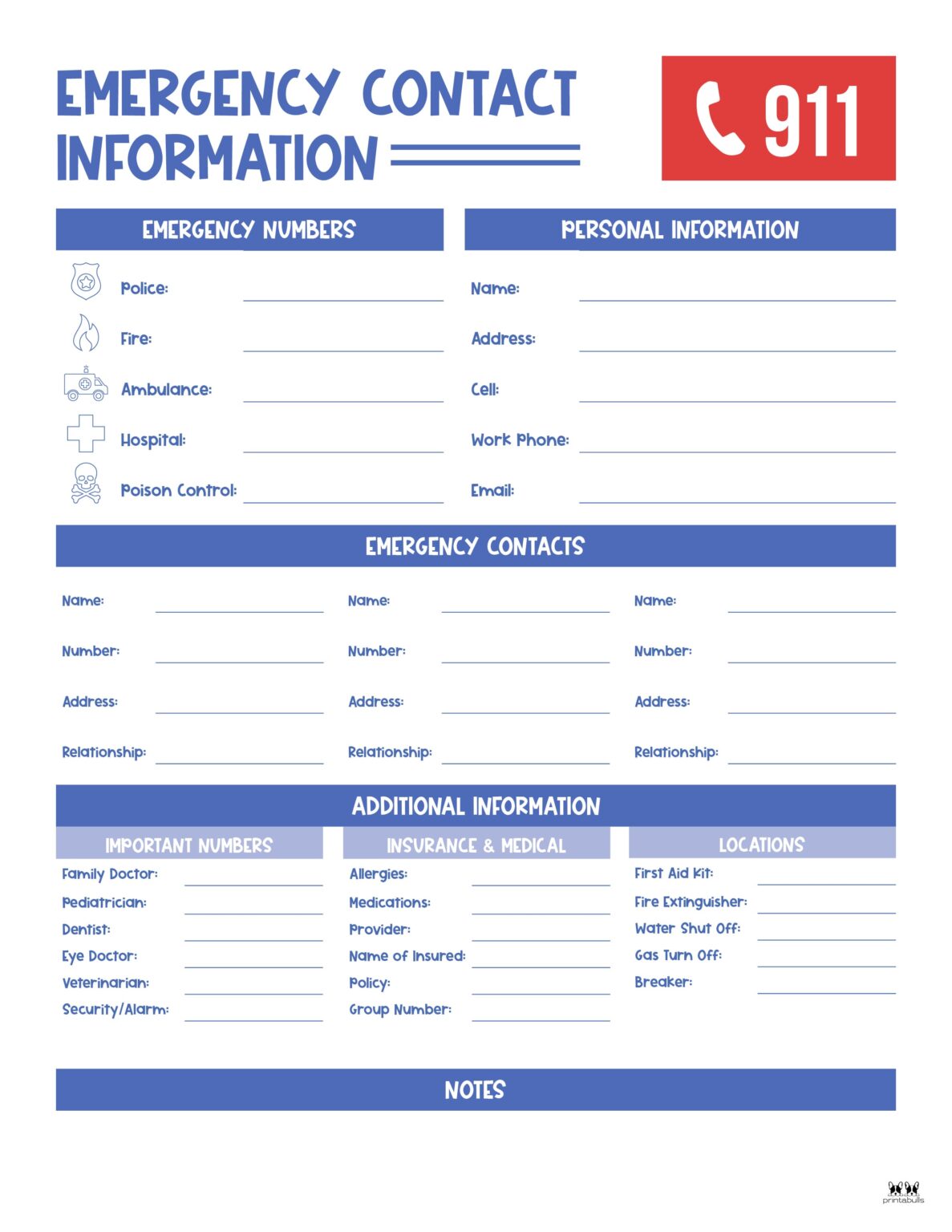 Contact List Templates - 20 Free Printables 