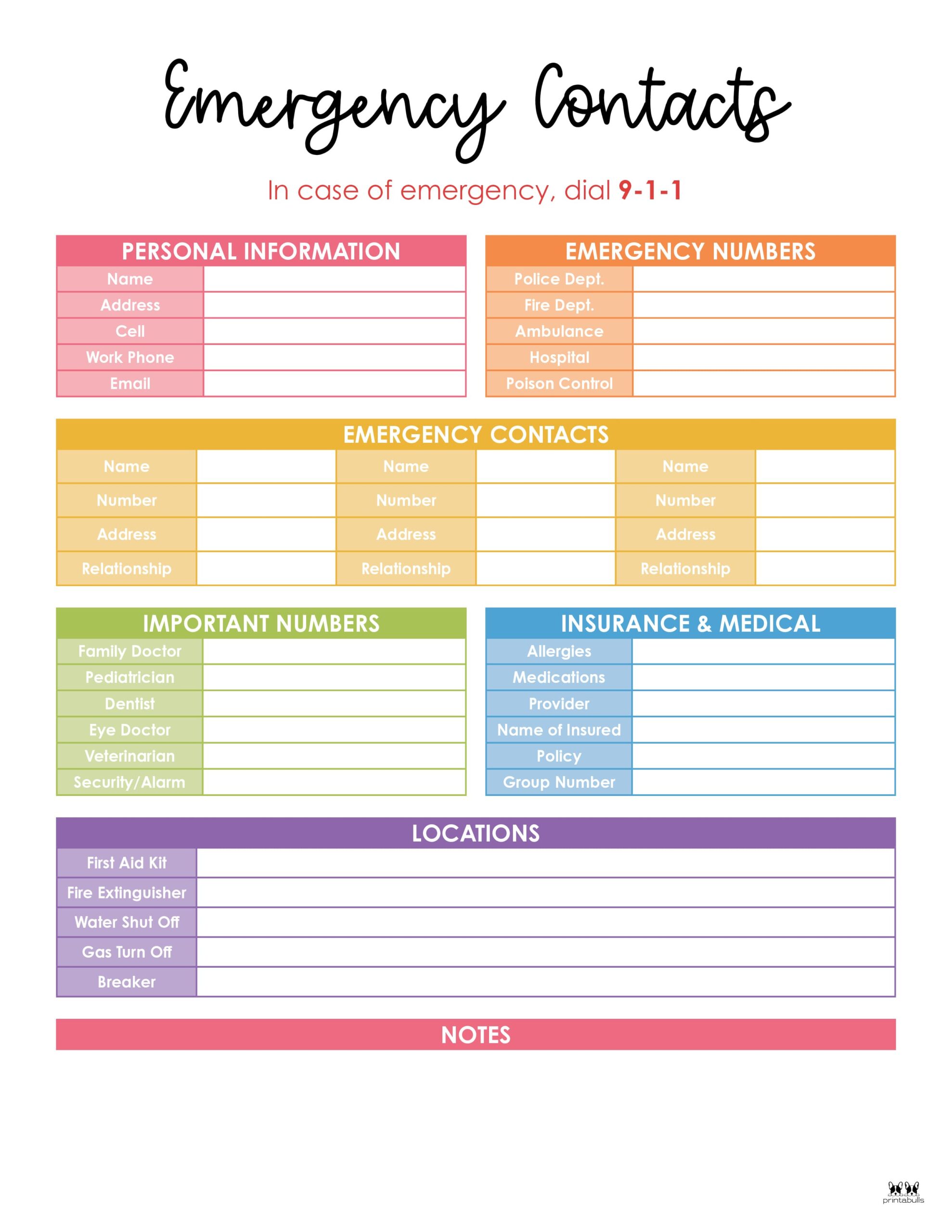 Contact List Templates - 20 FREE Printables | Printabulls