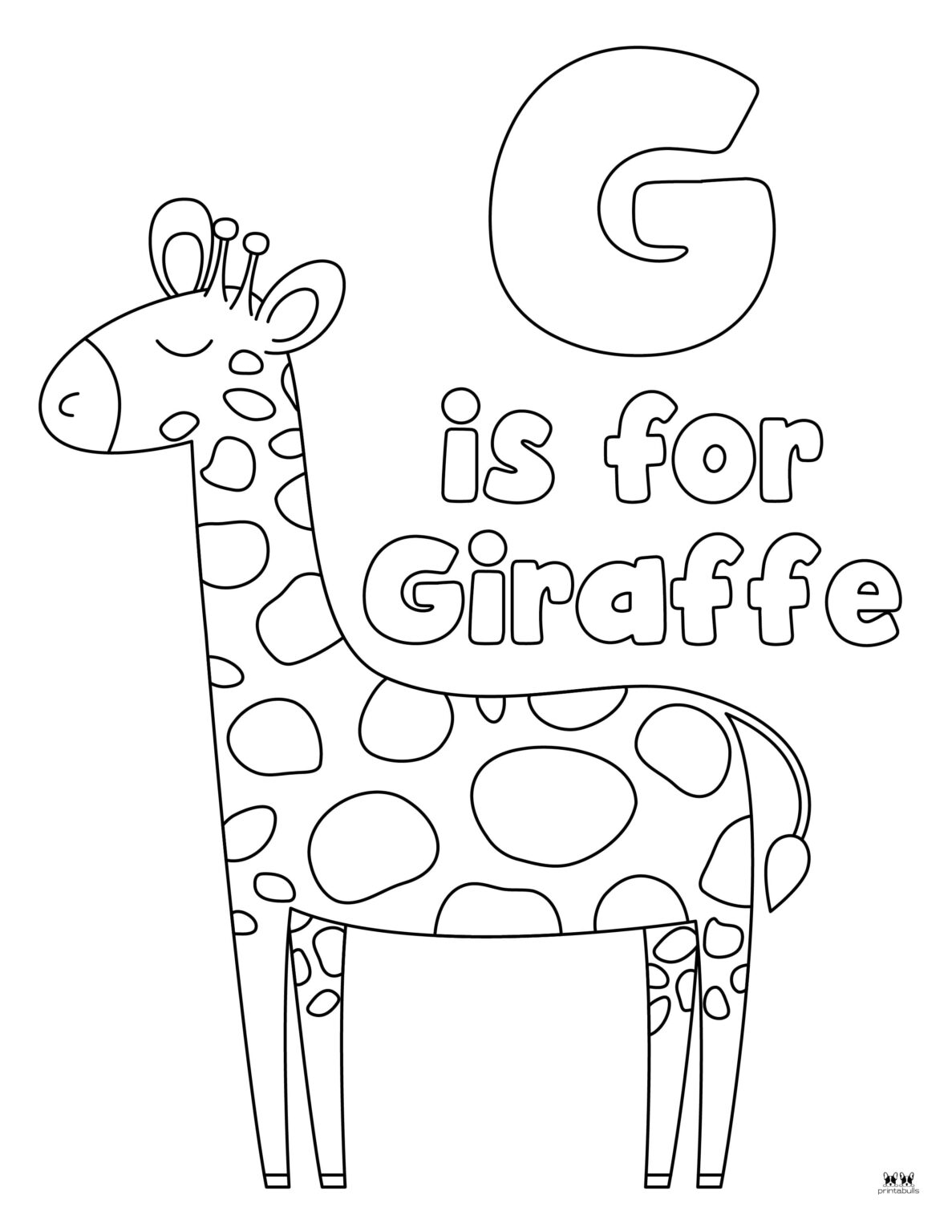 Giraffe Coloring Pages & Templates - Free 