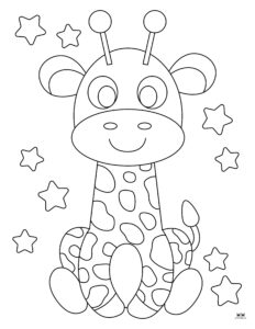 Giraffe Coloring Pages & Templates - FREE | Printabulls