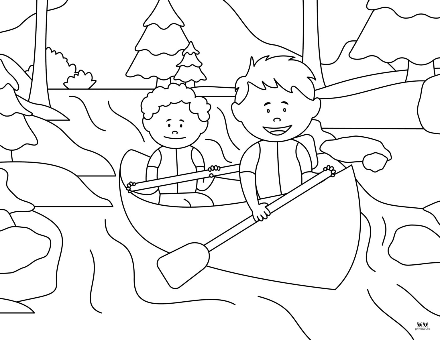 Camping Coloring Pages - 25 FREE Printables | Printabulls