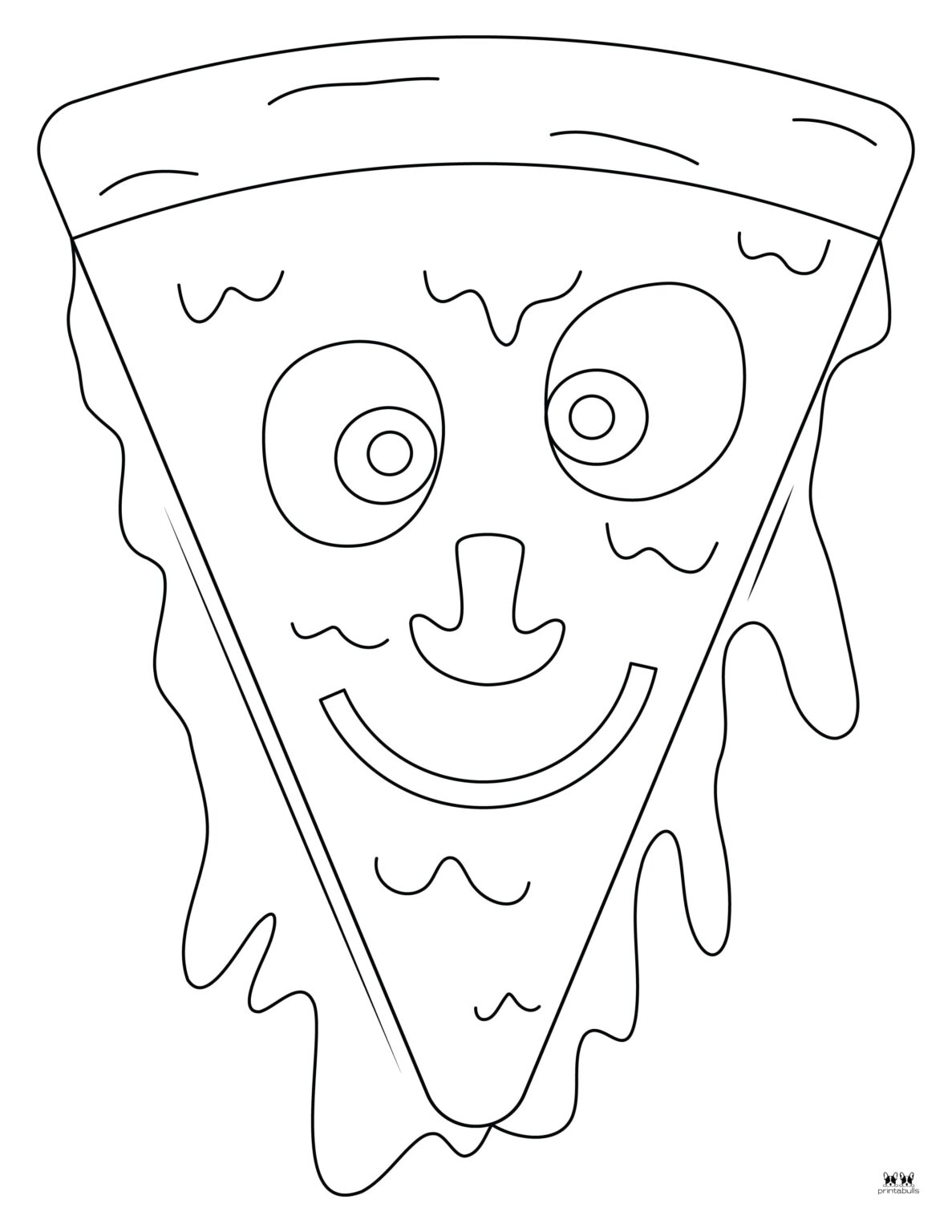 Pizza Coloring Pages - 32 FREE Printables | Printabulls