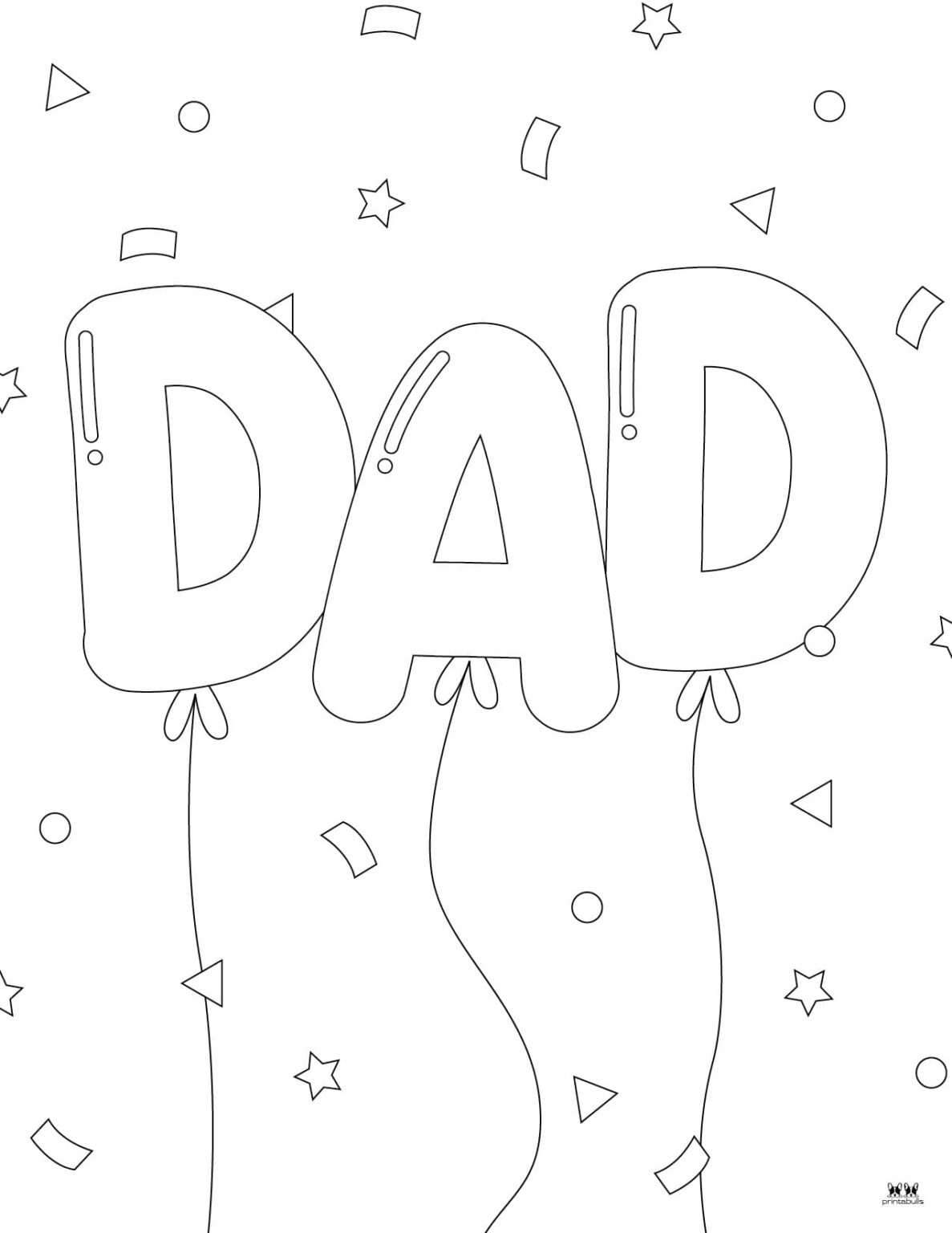 Father's Day Coloring Pages - 50 FREE Pages | Printabulls