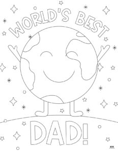 Father's Day Coloring Pages - 50 FREE Pages | Printabulls