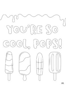 Father's Day Coloring Pages - 50 FREE Pages | Printabulls