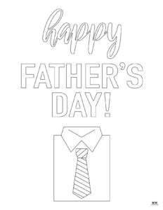 Father's Day Coloring Pages - 50 FREE Pages | Printabulls