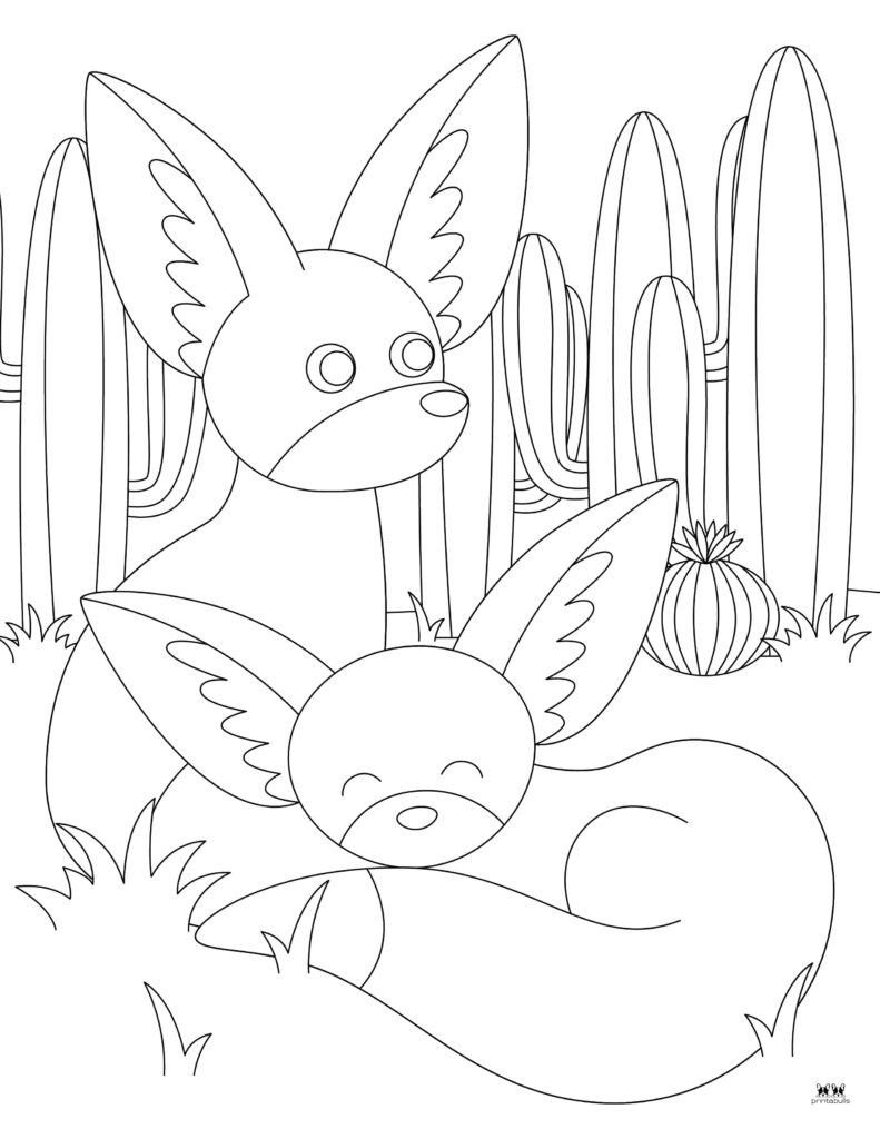 Printable-Fox-Coloring-Page-4