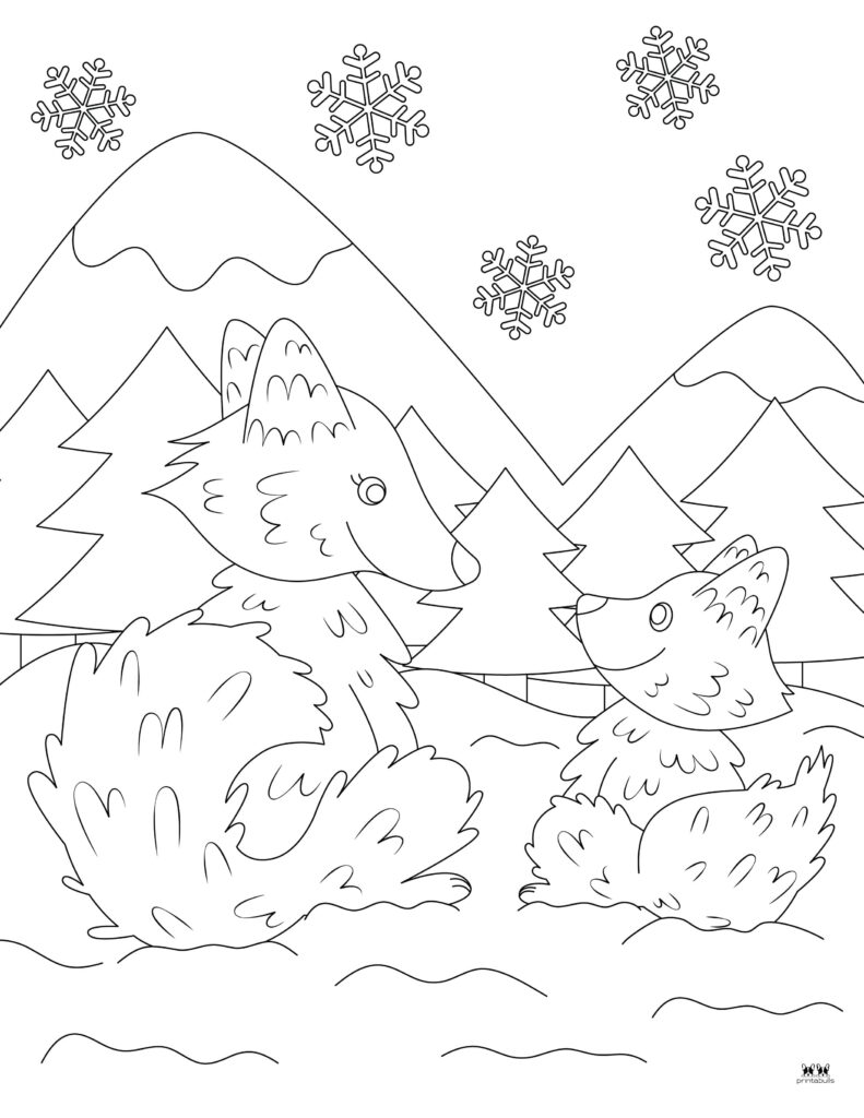 Printable-Fox-Coloring-Page-6