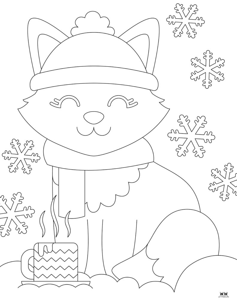 Printable-Fox-Coloring-Page-9