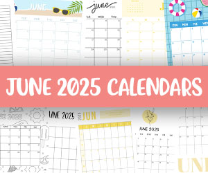 printable june 2025 calendars