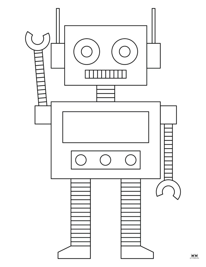 Printable-Robot-Coloring-Page-1