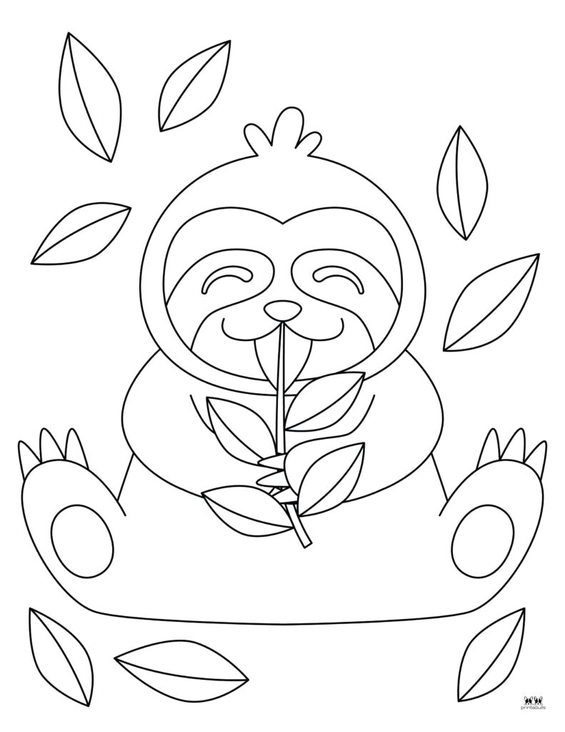 Printable-Sloth-Coloring-Page-13