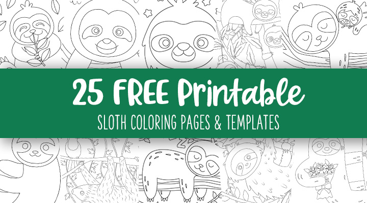 Printable-Sloth-Coloring-Pages-And-Templates-Feature-Image