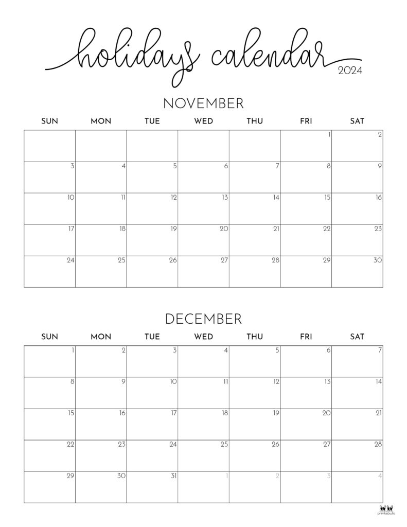 Printable-November-December-2024-Calendars-1