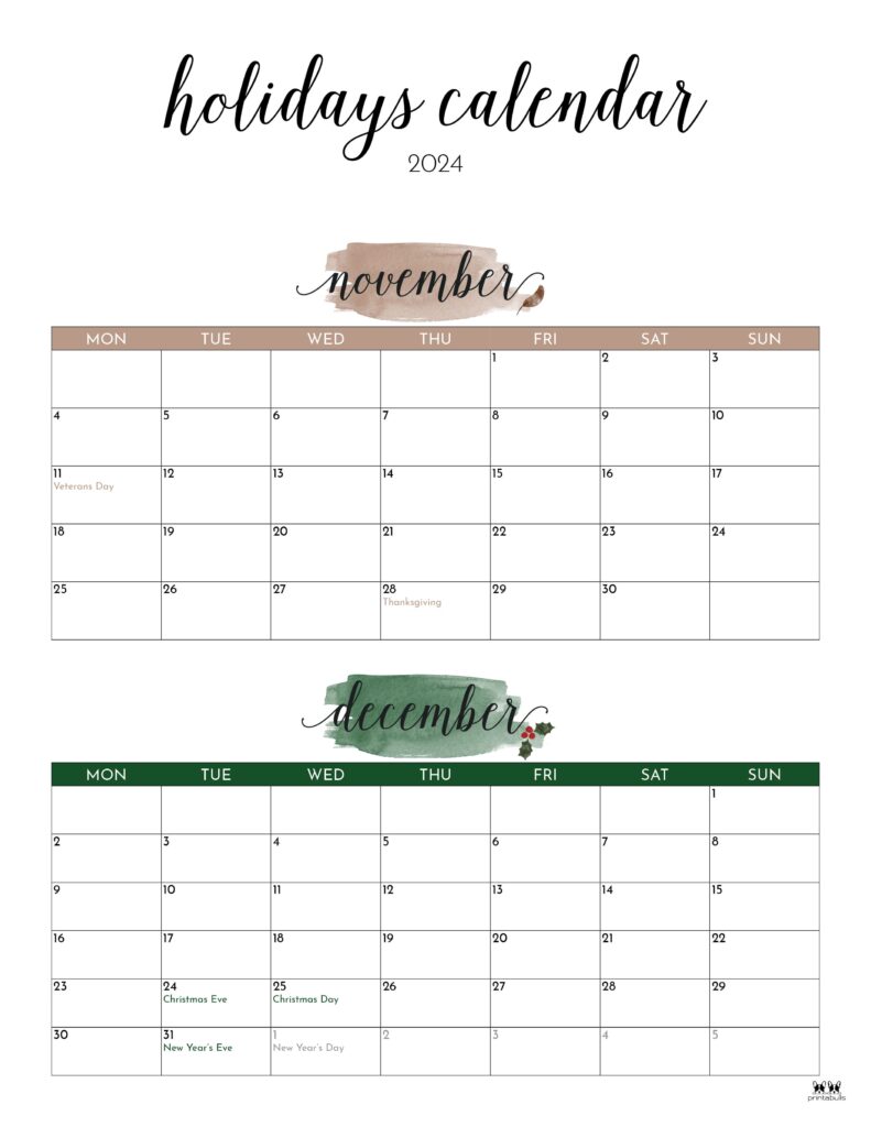 Printable-November-December-2024-Calendars-3M