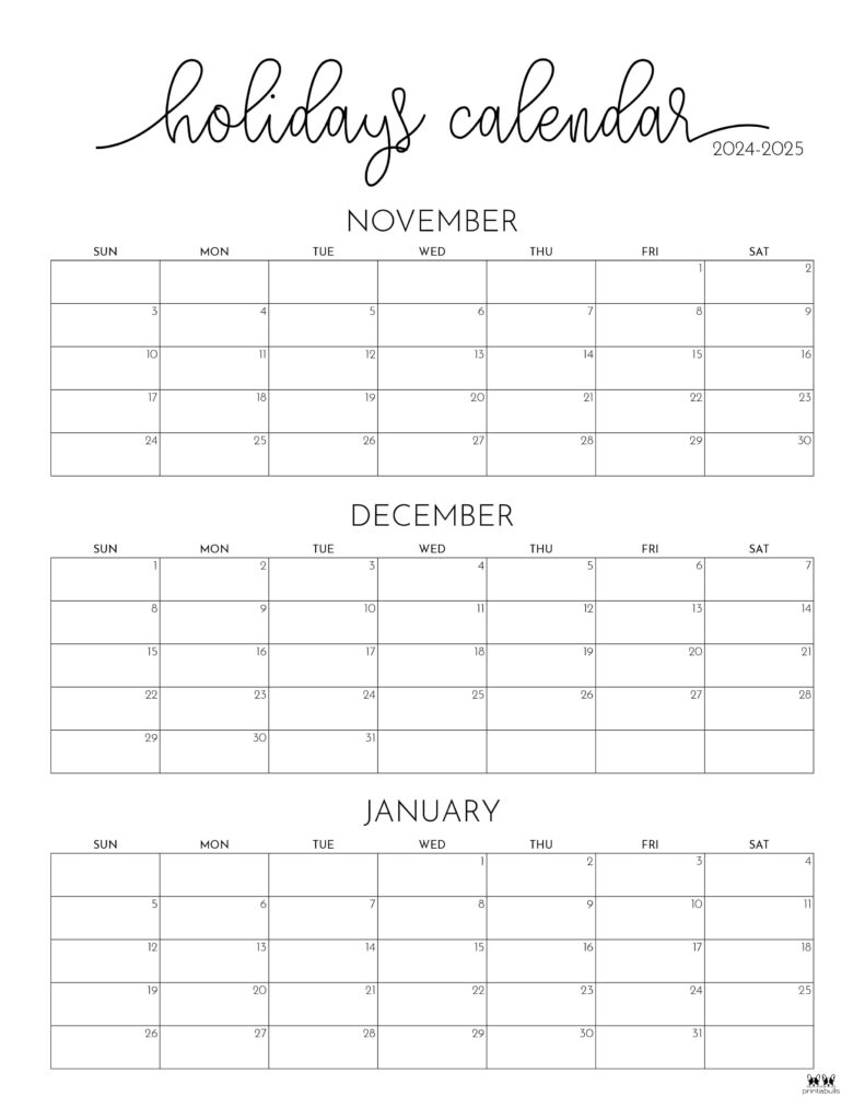 Printable-November-December-2024-January-2025-Calendars-1