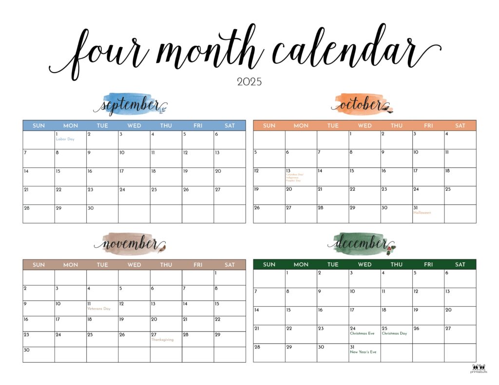 Printable-2025-Four-Month-Calendar-27