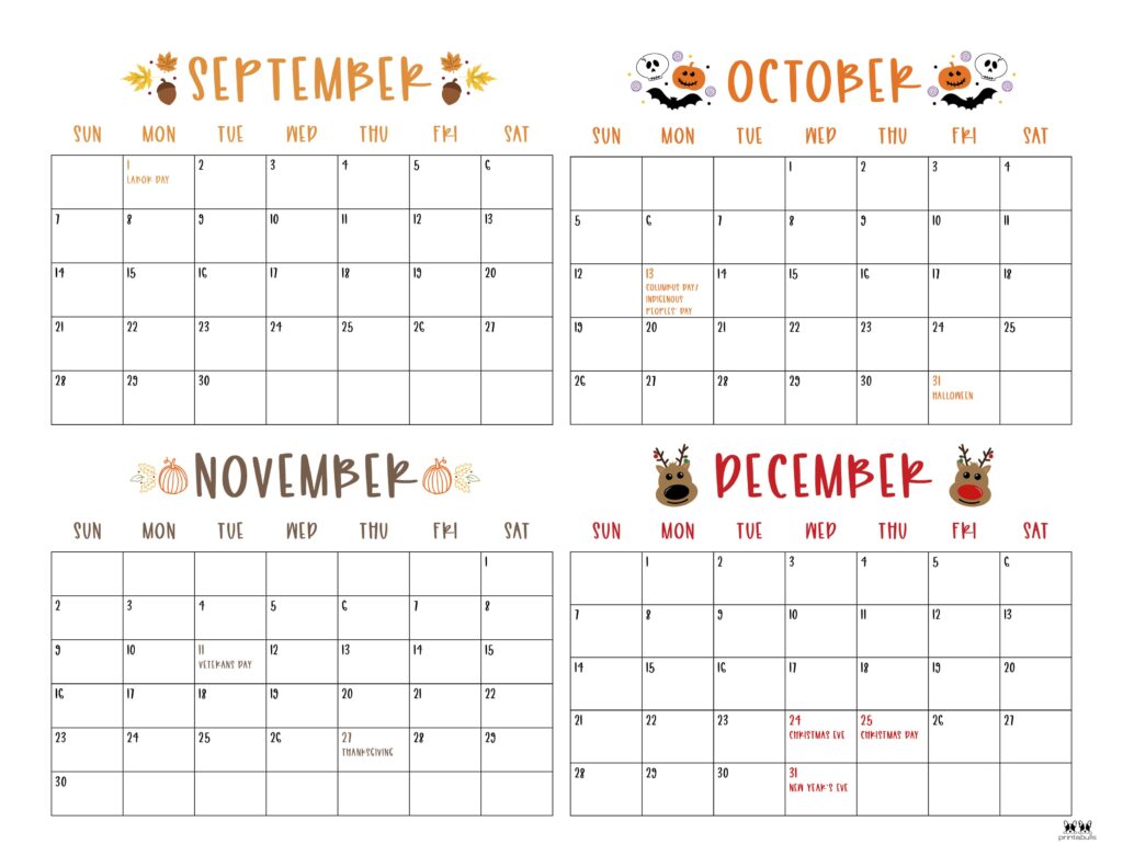 Printable-2025-Four-Month-Calendar-29