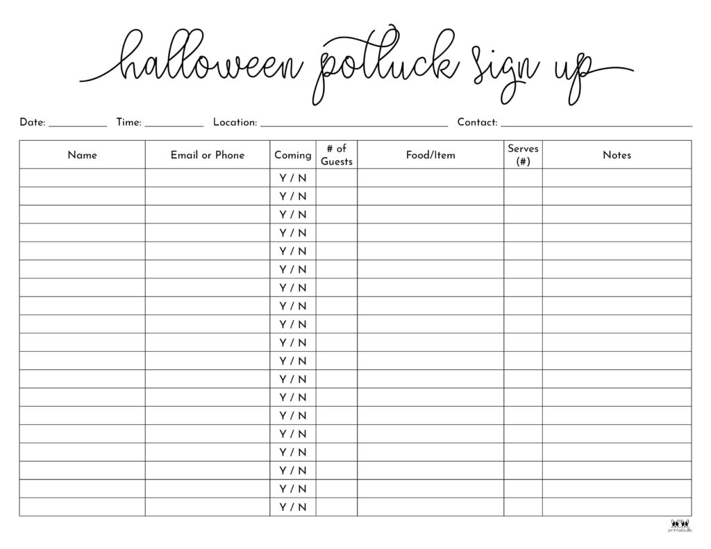 Printable-Halloween-Potluck-Sign-Up-Sheet-1