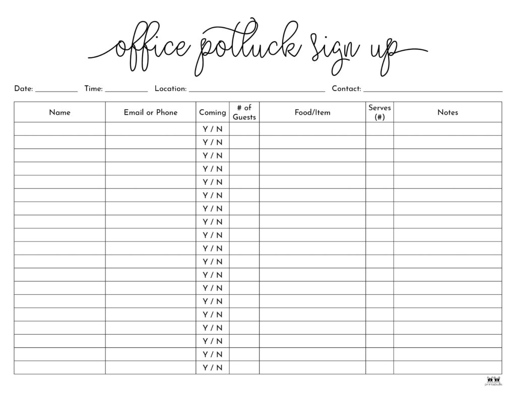 Printable-Office-Potluck-Sign-Up-Sheet-1