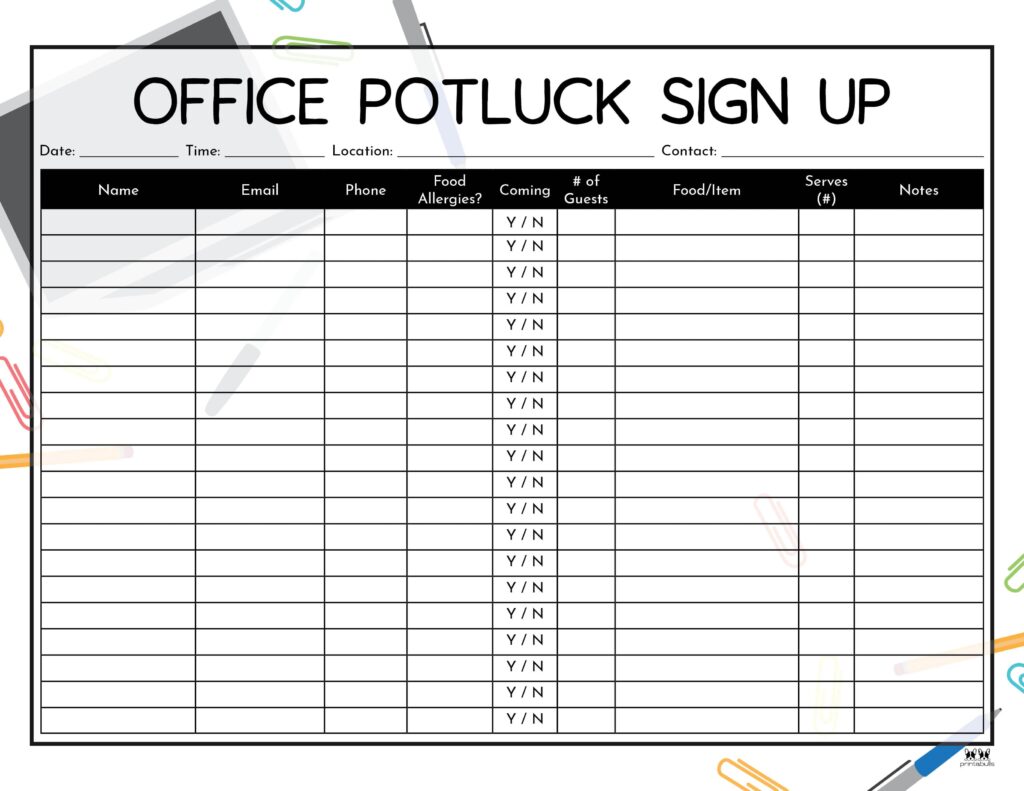 Printable-Office-Potluck-Sign-Up-Sheet-2