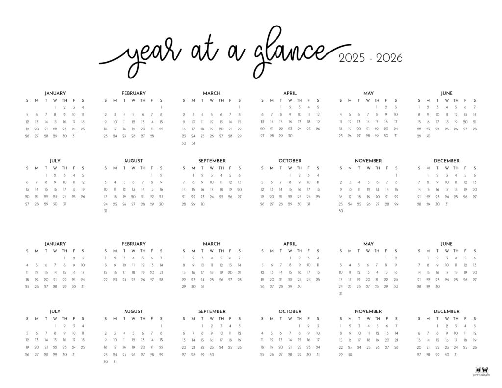 Printable-2025-2026-Two-Year-Calendar-Landscape-Style-2