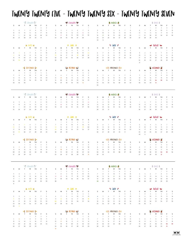 Printable-2025-2027-Three-Year-Calendar-Portrait-Style-3