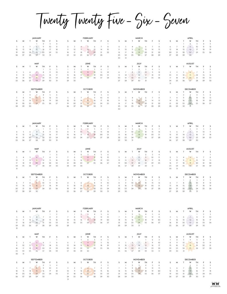 Printable-2025-2027-Three-Year-Calendar-Portrait-Style-4