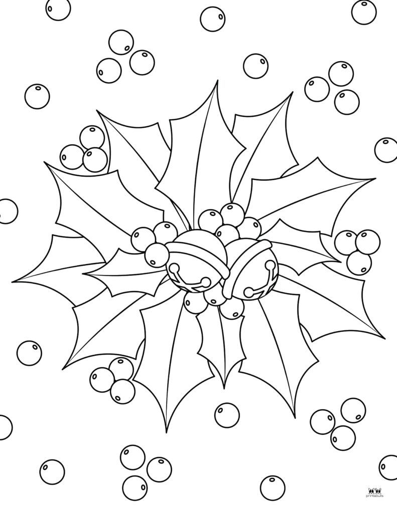 Printable-Holly-Coloring-Page-2