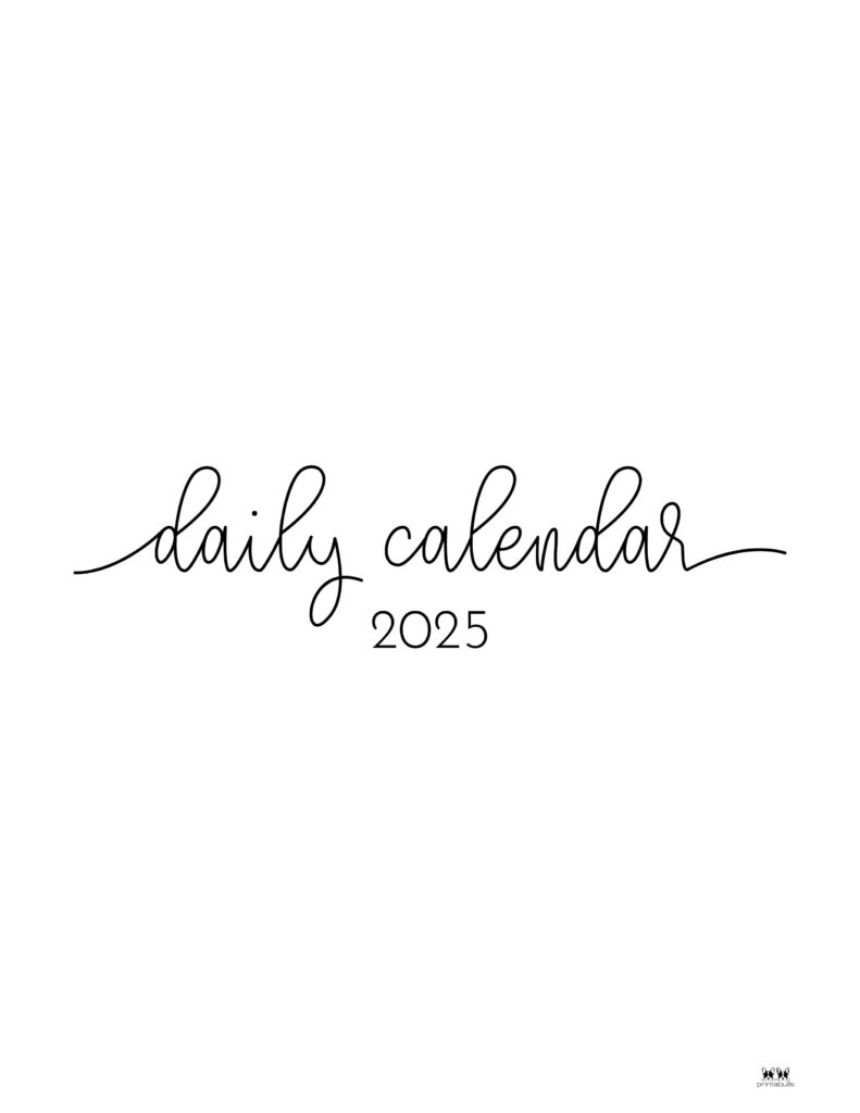 Printable-Hourly-Daily-2025-Calendar-Front-Cover-Page-1