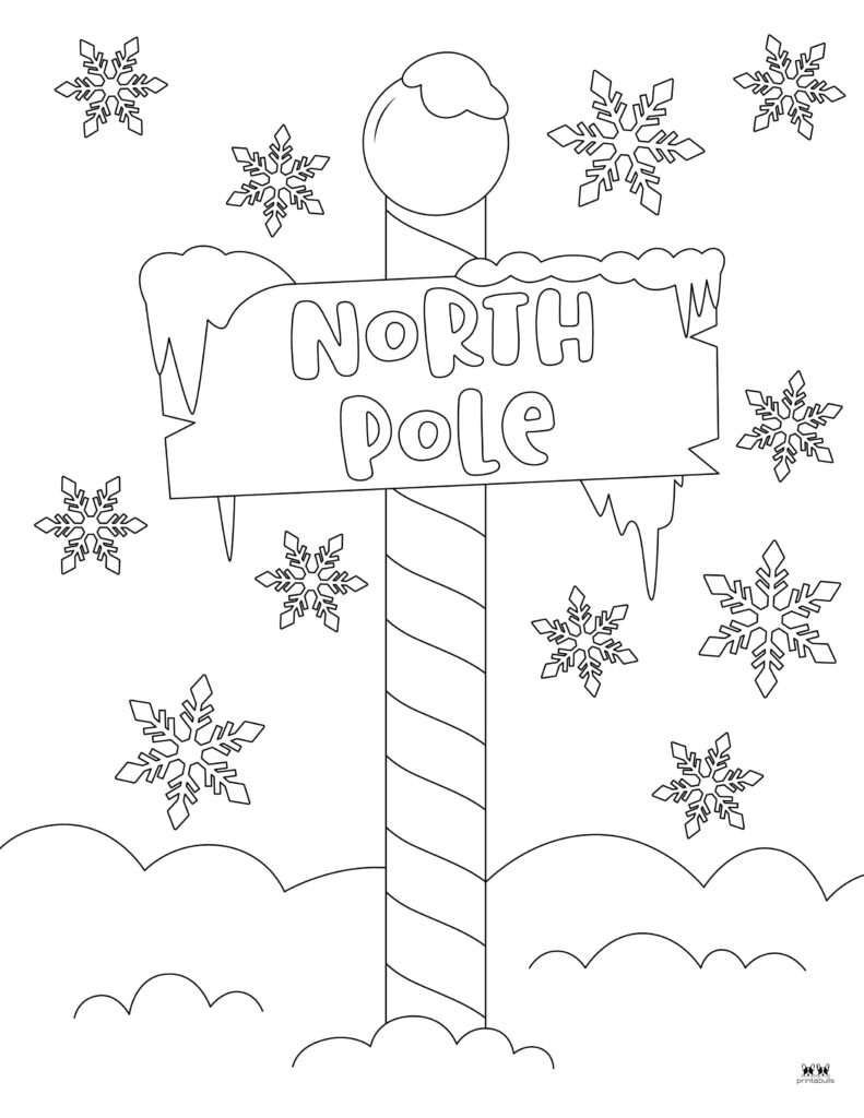 Printable-North-Pole-Coloring-Page-1