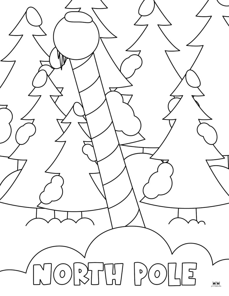 Printable-North-Pole-Coloring-Page-2