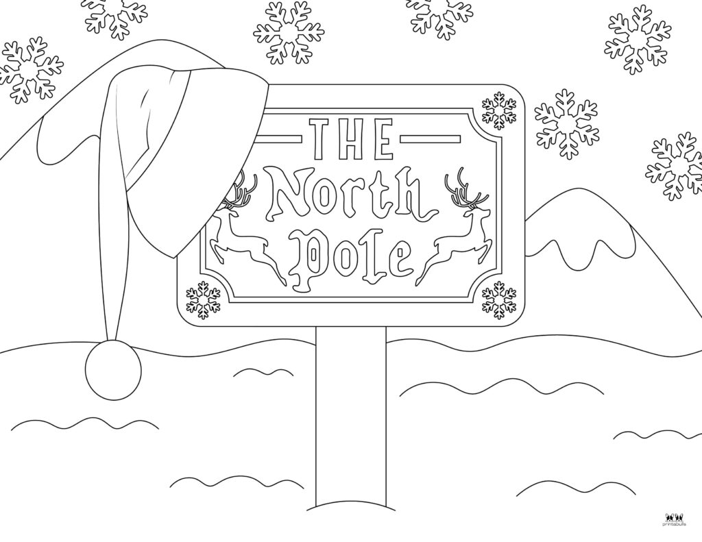 Printable-North-Pole-Coloring-Page-4