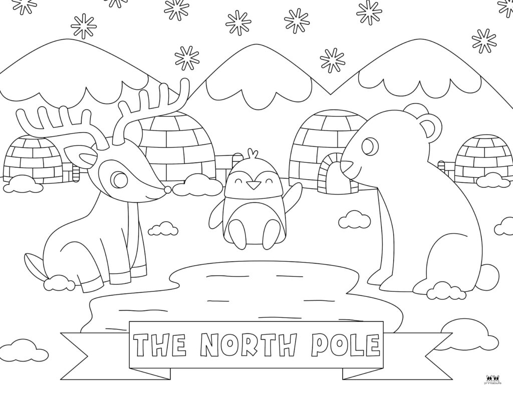 Printable-North-Pole-Coloring-Page-5