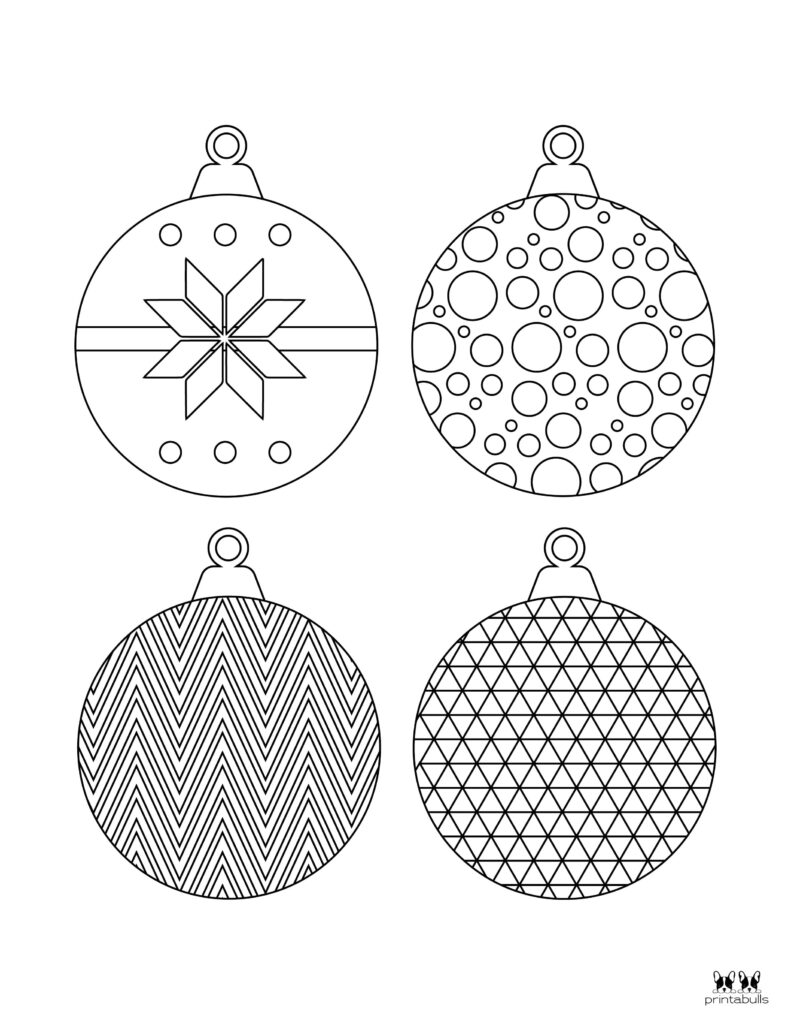 Printable Christmas Ornament-Set 10-UC