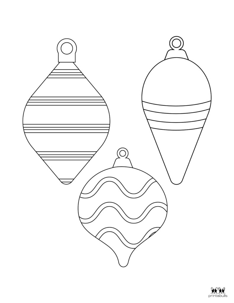 Printable Christmas Ornament-Set 12-UC