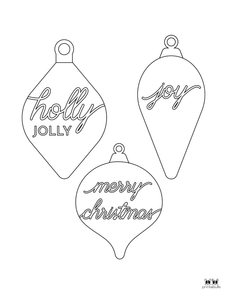 Printable Christmas Ornament-Set 14-UC