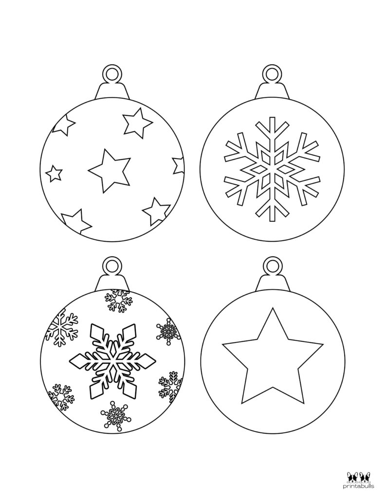 Printable Christmas Ornament-Set 2-UC