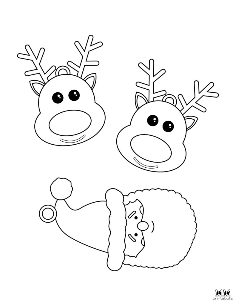 Printable Christmas Ornament-Set 24-UC