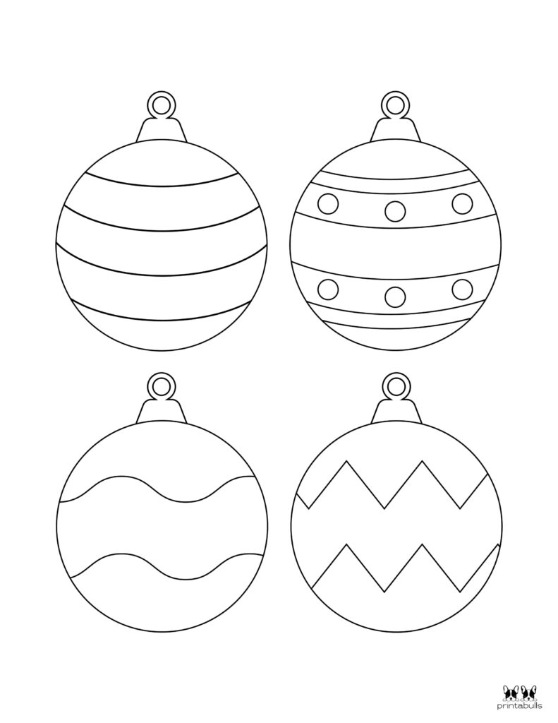 Printable Christmas Ornament-Set 3-UC