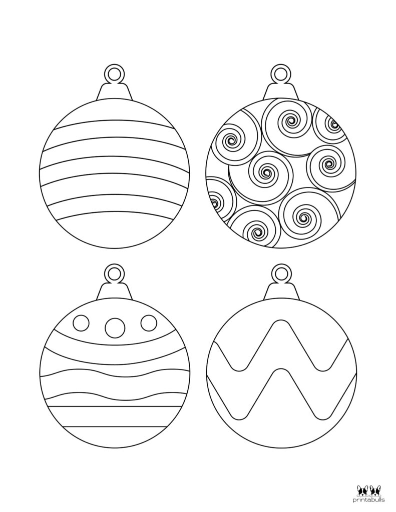 Printable Christmas Ornament-Set 7-UC