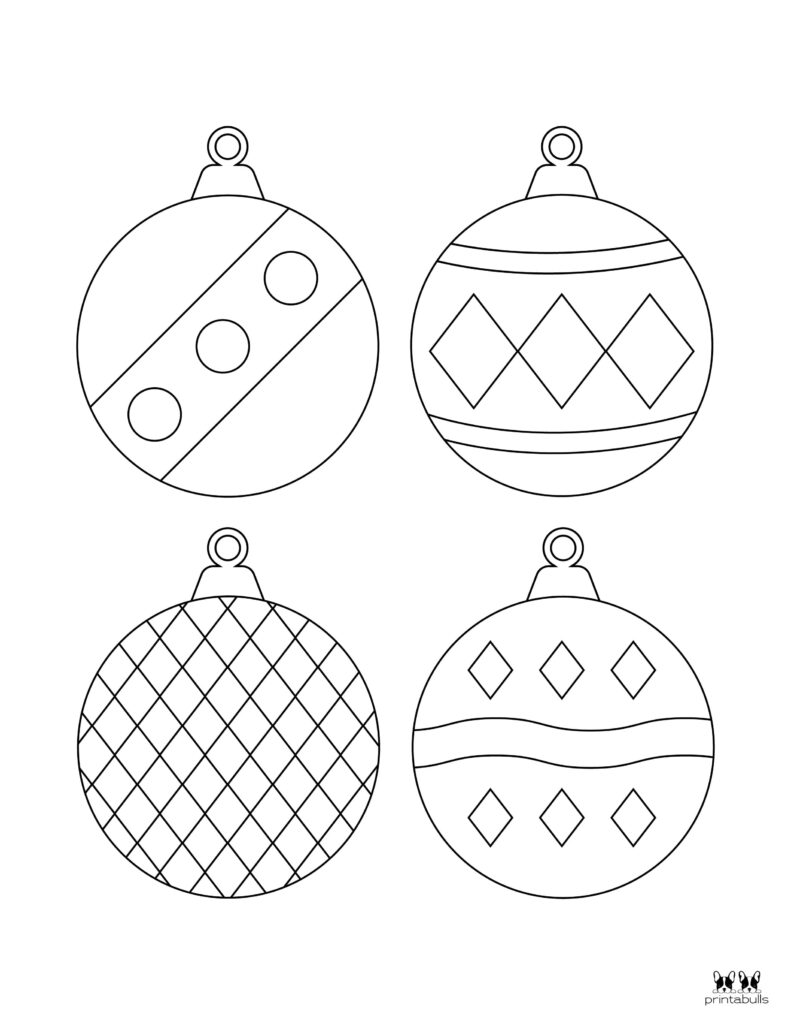 Printable Christmas Ornament-Set 8-UC