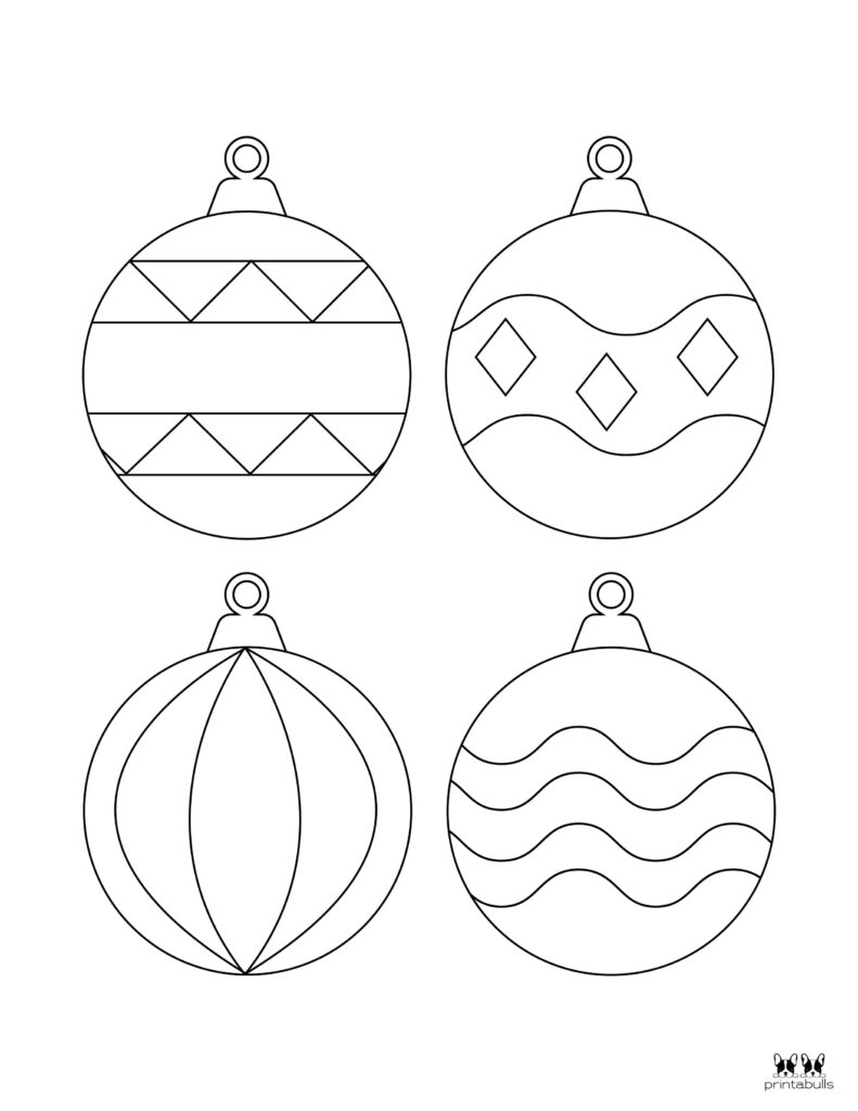 Printable Christmas Ornament-Set 9-UC