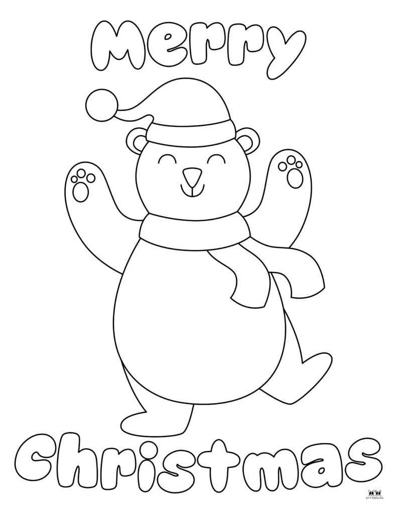 Printable-Polar-Bear-Coloring-Page-1