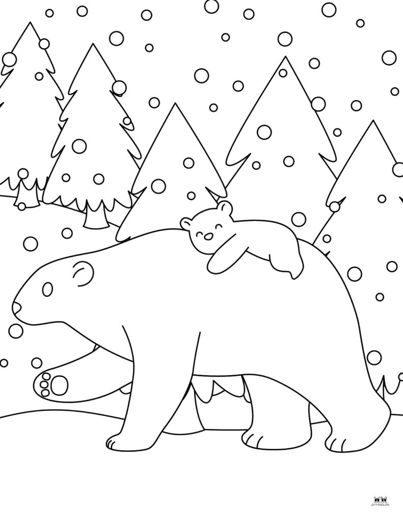 Printable-Polar-Bear-Coloring-Page-14