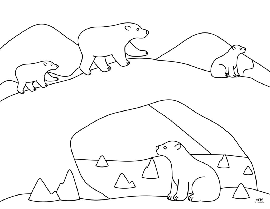 Printable-Polar-Bear-Coloring-Page-17