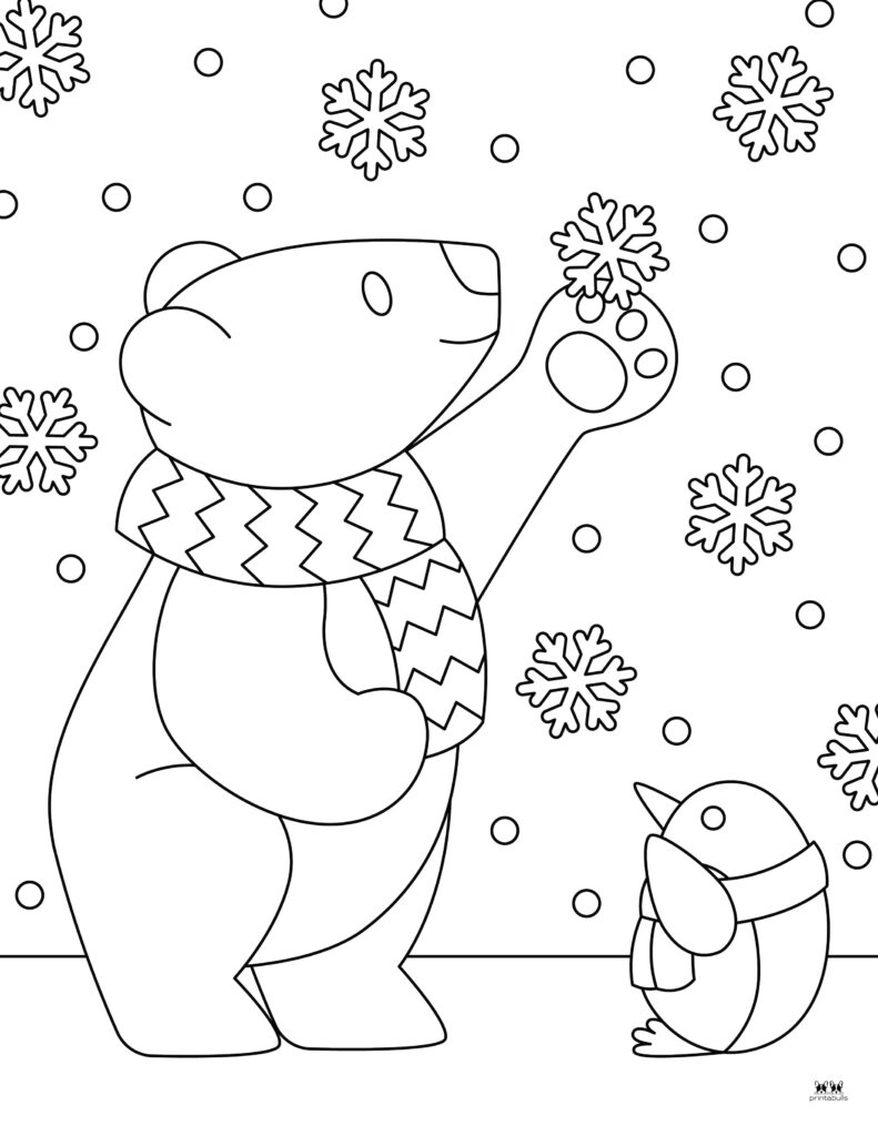 Printable-Polar-Bear-Coloring-Page-5